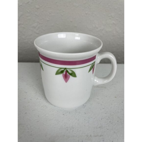 Kronester Bavaria West-Germany Small Coffee Mug Pink Flowers - Picture 4 of 8